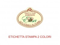 Etichette adesive per fioristi, fiorai e vivaisti (mm 30x23)  (cod.68G)